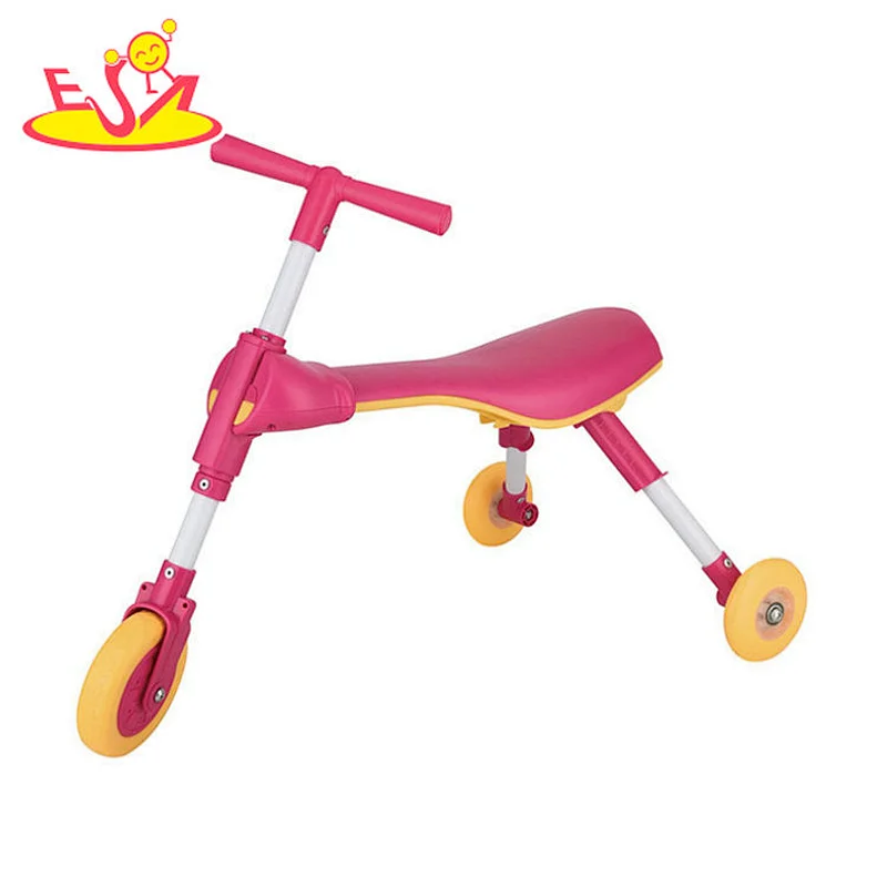 Most popular eduacational foldable wooden tricycle bike for kids W16A040