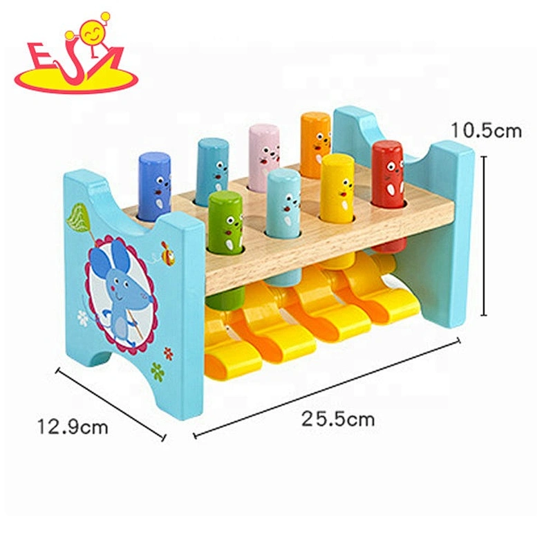 2021 Top sale musical wooden instrument beat toys toy set for toddlers W11G070