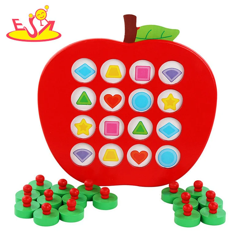 Hot sale Memory toys wooden puzzle W12E084