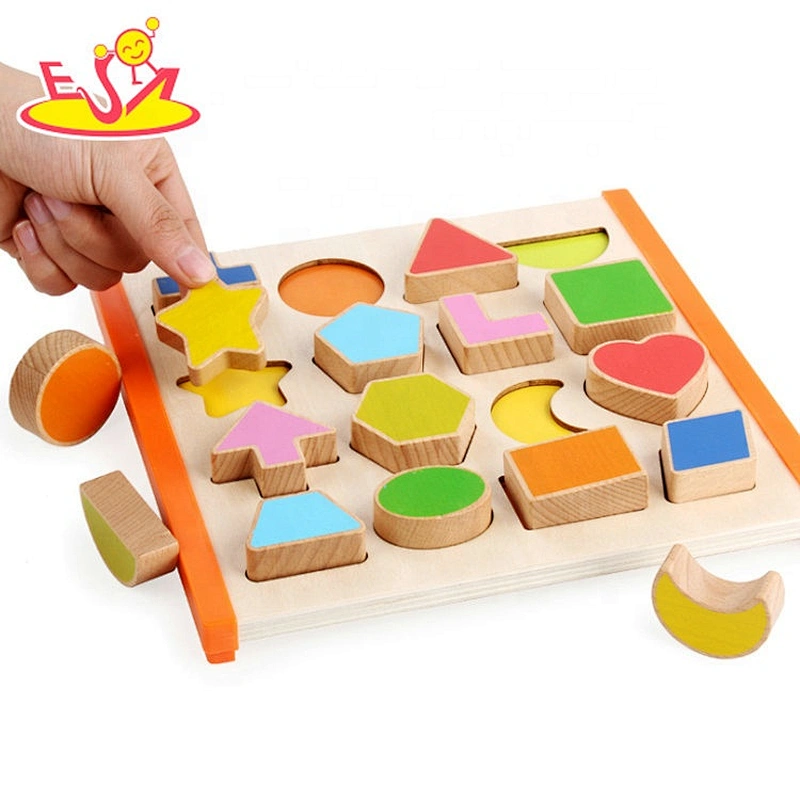 Educational wooden Shape matching toys W13E147
