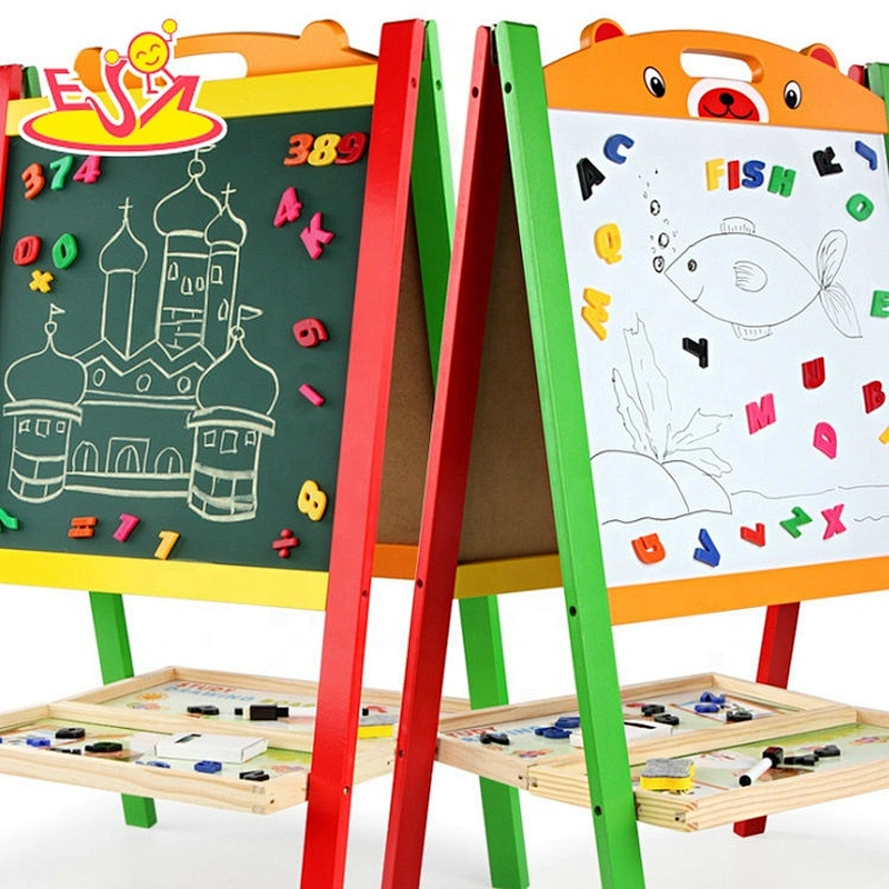 2021 hot sale Wooden chalkboard toy for kids to study W12B197A