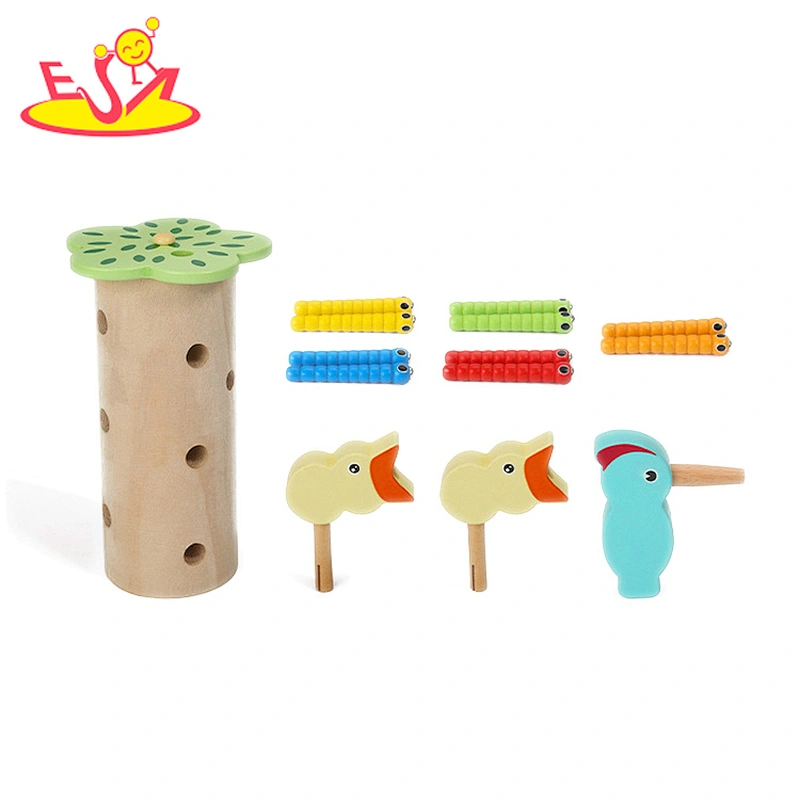 High quality educational colorful wooden study toys for kids W12F105