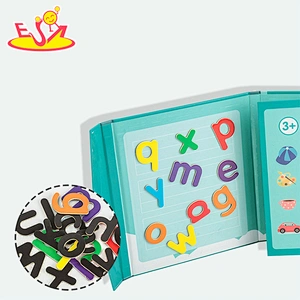 High quality educational wooden learning book toy for children W12E099
