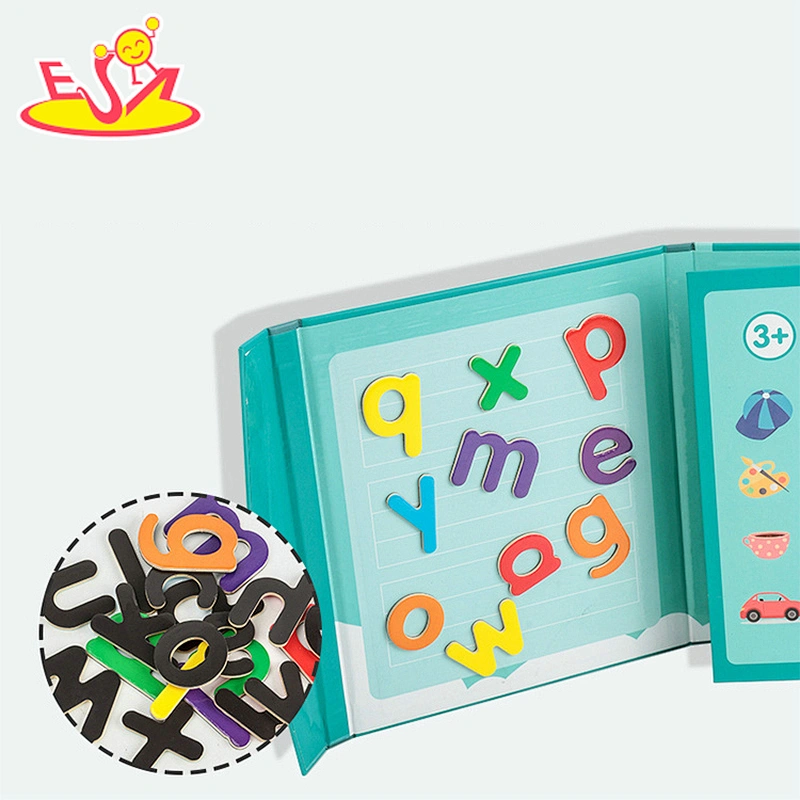 High quality educational wooden learning book toy for children W12E099