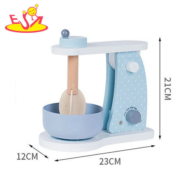 2021 New design educational wooden toy mixer blender for pretend play W10D257A
