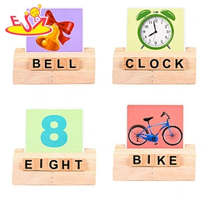 Customize educational wooden study toys for kids W12E102