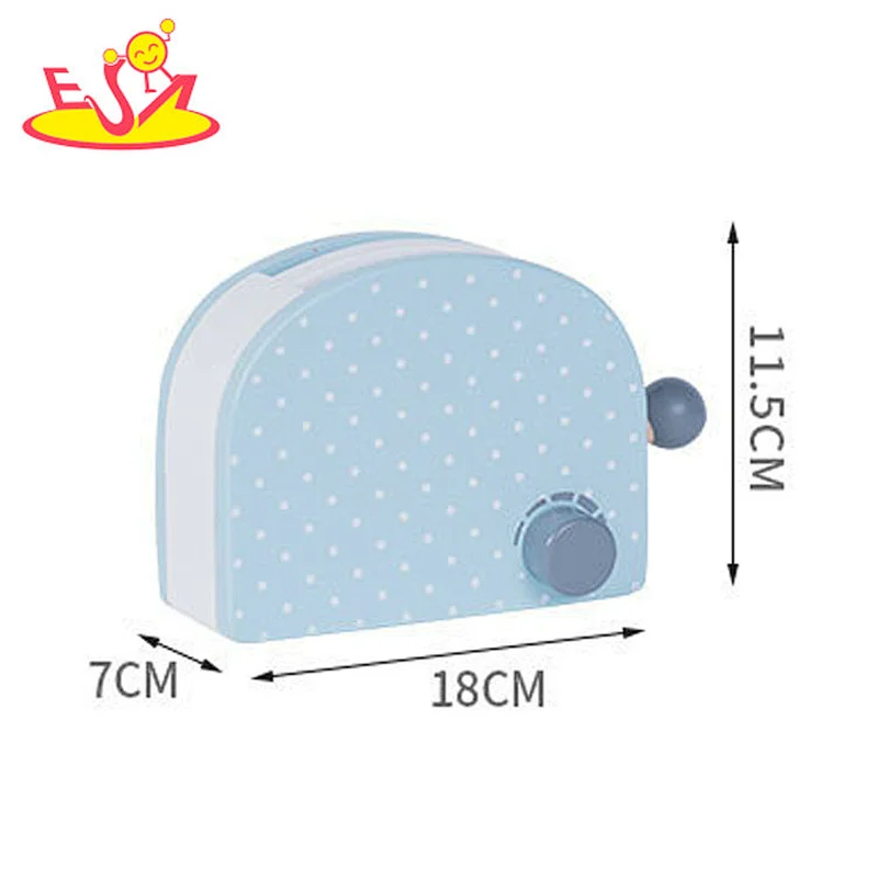 High quality eduacational toaster set wooden toy for children W10D258A