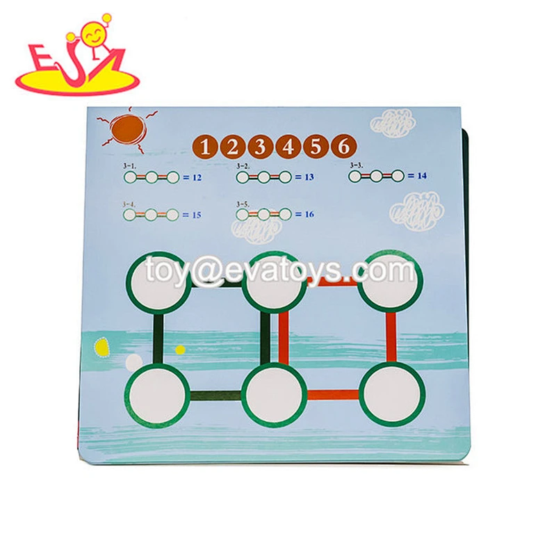 Most popular preschool wooden count study toys for children W12E105