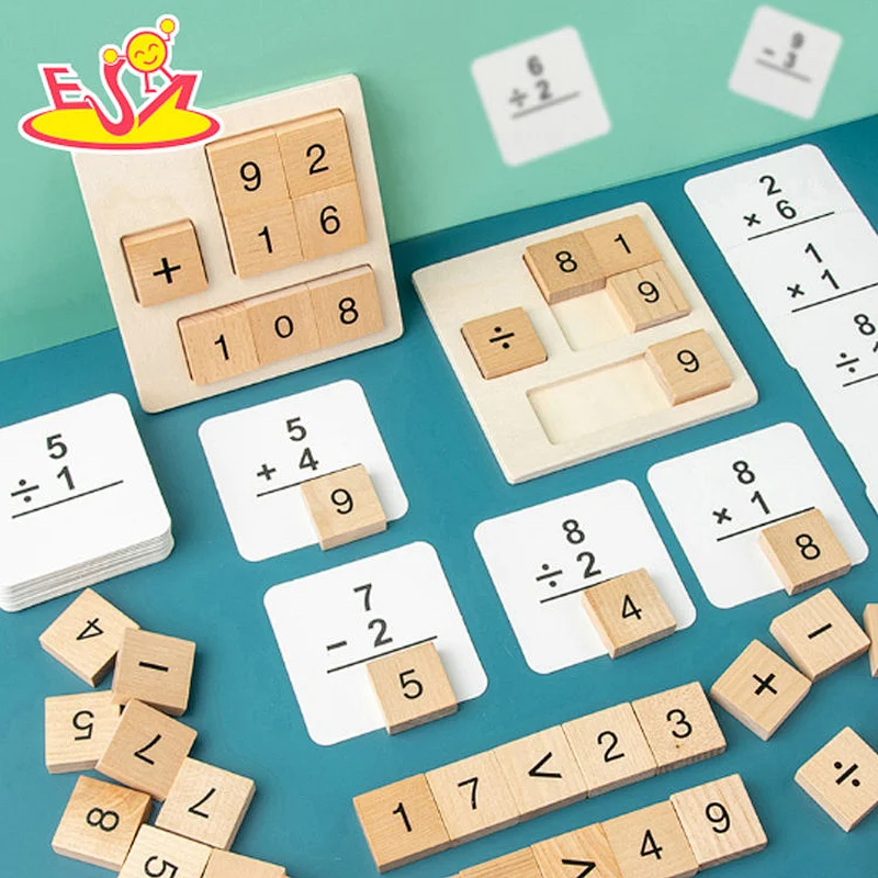 High quality eduacational wooden count study toys W12E094