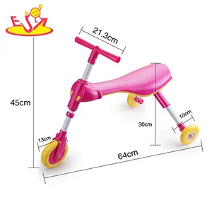 Customize foldable wooden balance tricycle bike for children W16A039