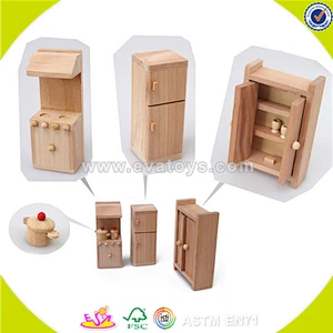 wholesale baby wooden doll house cheap kids wooden doll house top fashion children doll house W06A099