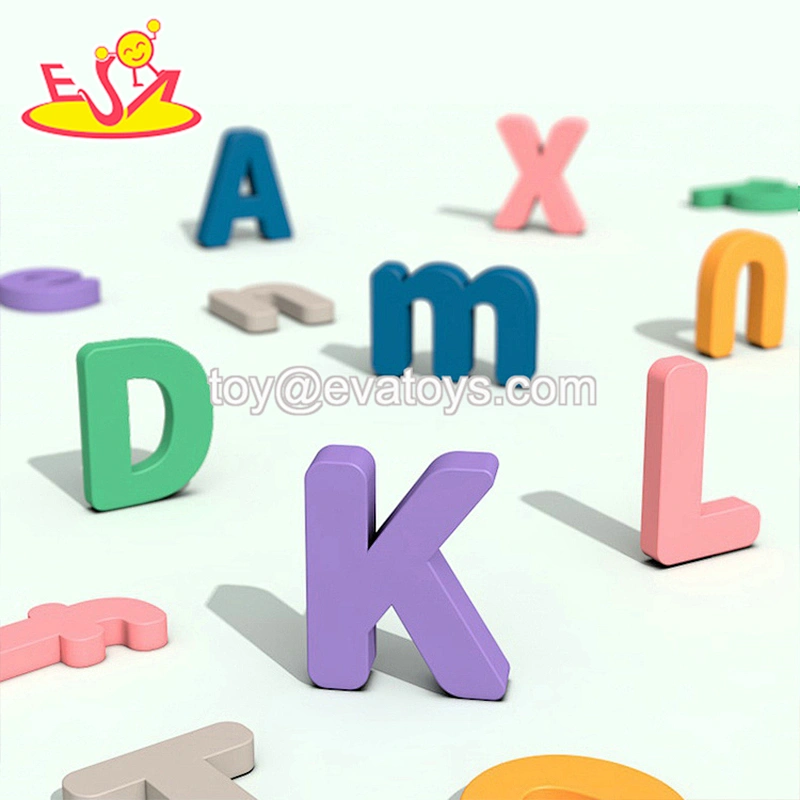 Whole sale preschool wooden cartoon study toys for kids W12E100