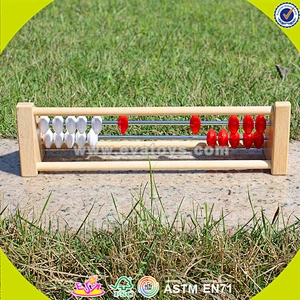 wholesale baby educational wooden toy abacus with high quality W12A017