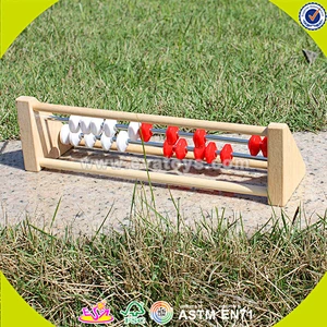 wholesale baby educational wooden toy abacus with high quality W12A017