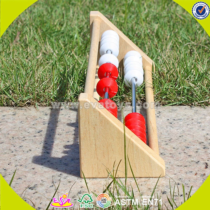 wholesale baby educational wooden toy abacus with high quality W12A017