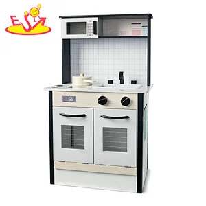 2021 New design interesting wooden kitchen for children W10C459