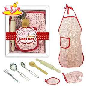 High quality eduactional cute deluxe chef set toys for kids W10D341