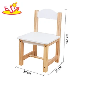 2021 New arrived functional educational DIY wooden Wooden table and chairs for kids W08G266
