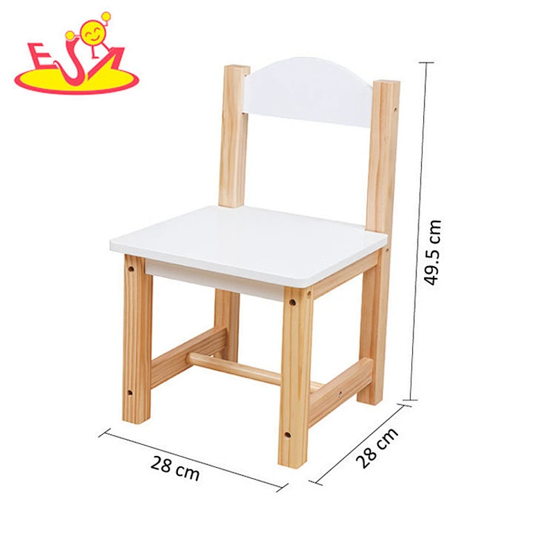 2021 New arrived functional educational DIY wooden Wooden table and chairs for kids W08G266