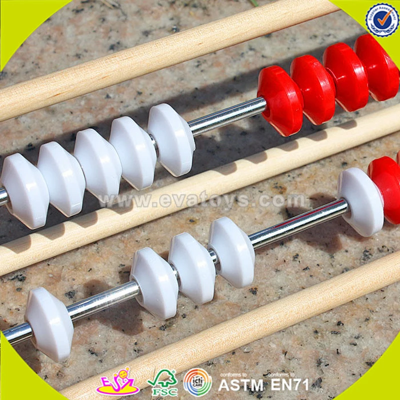 wholesale baby educational wooden toy abacus with high quality W12A017