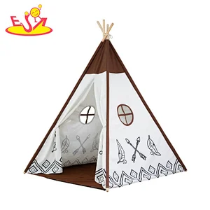 High quality canvas play tent camping tipi for kids W08L071