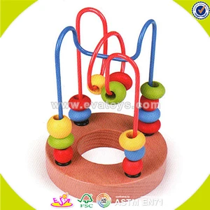 wholesale fashion kids wooden beads educational wooden beads educational toys W11B066