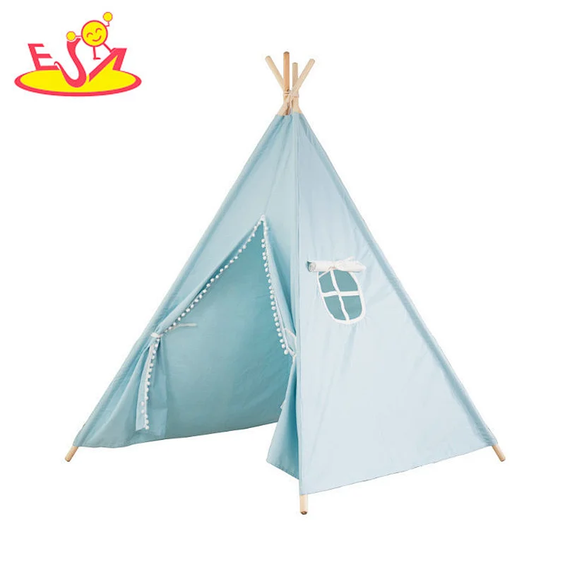 Wholesale outdoor and indoor girls teepee play tent for children W08L074