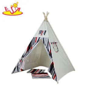 High quality canvas play tent camping tipi for kids W08L071