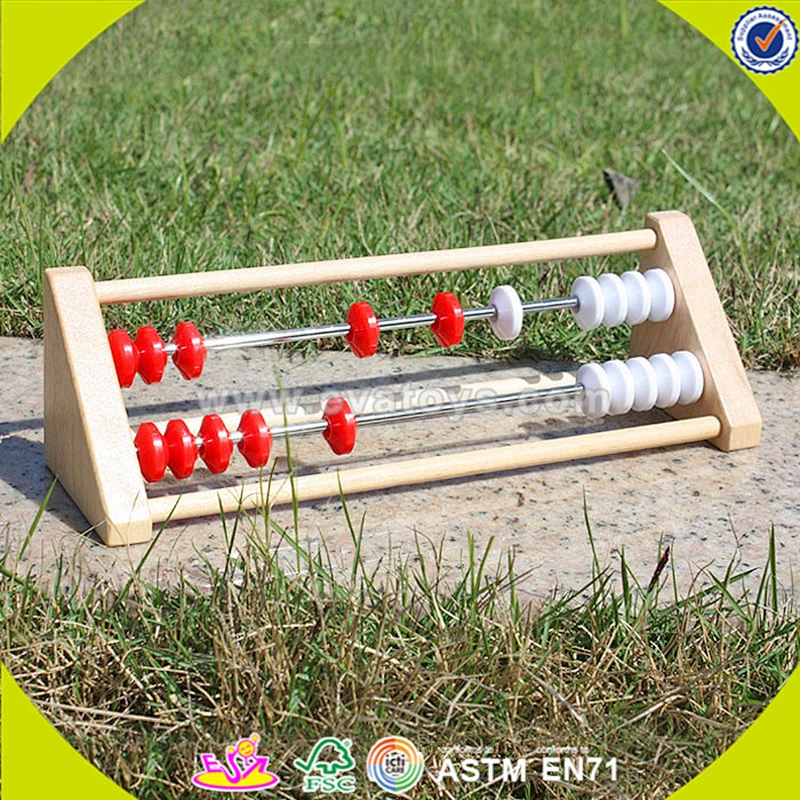 wholesale baby educational wooden toy abacus with high quality W12A017