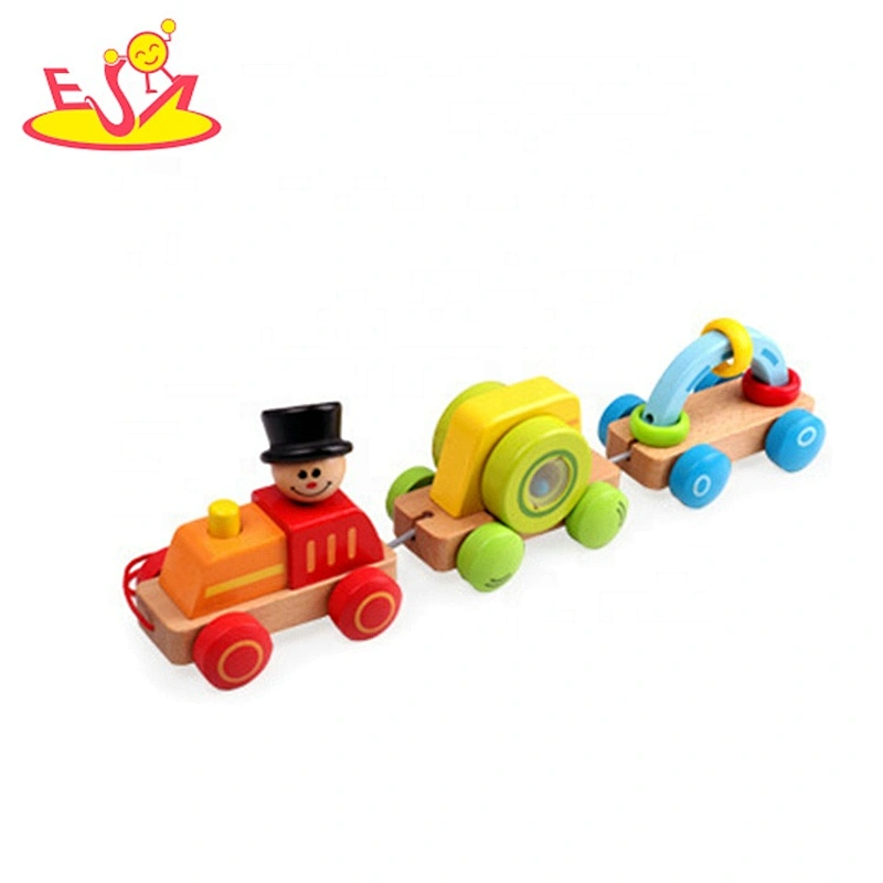 New creative preschool wooden pull toys for kids W05B218