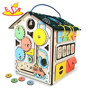 New creative educational learning wooden busy board  toys for kids W12D320