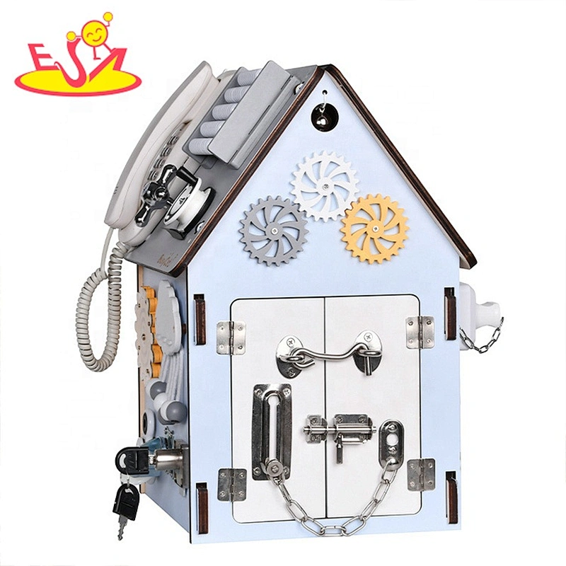Newest adorable wooden educational busy board  toys for kids W12D331