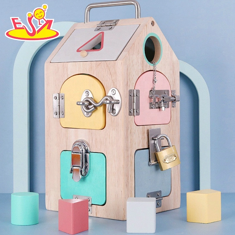 New educational learning wooden be busy board  toys for kids W12D328