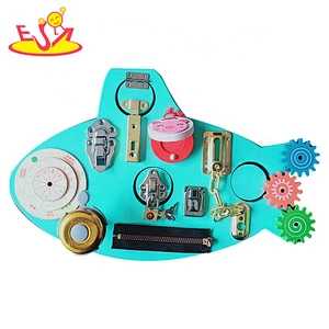New educational learning wooden be busy board  toys for kids W12D328