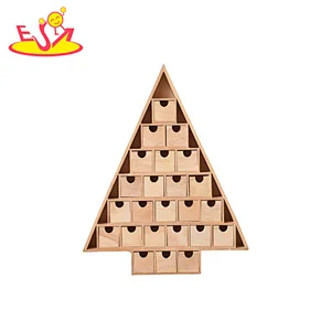 Custom chocolate gift box wooden christmas advent calendar for sale W02A433