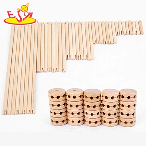 New design DIY Building Blocks for Children train imagination creation toy W03B123