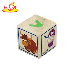 Montessori Education Learning 26 Children 's Wood letter Block w13a264