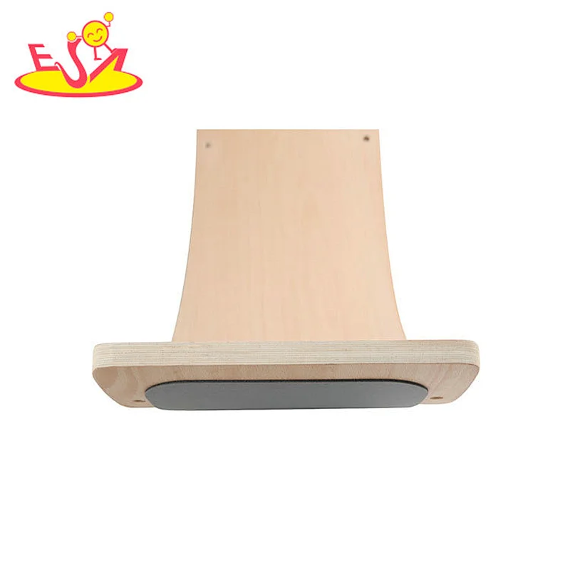 Montessori playing yoga toys wooden wobble balance board for children W01D145