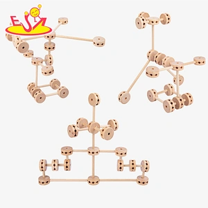 New design DIY Building Blocks for Children train imagination creation toy W03B123