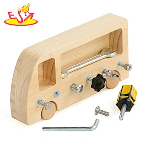 2022 New hottest montessori screw wooden bolt board toy for children W12F131