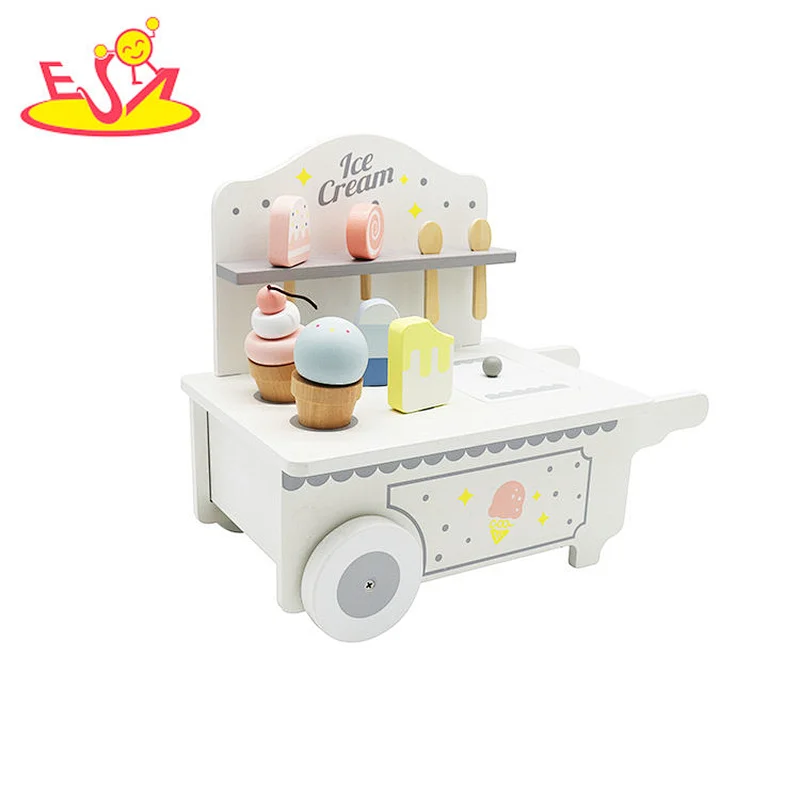 Passen Sie vorgetäuschte Paly Holz Eis Auto Spielzeug für Kinder W10D449