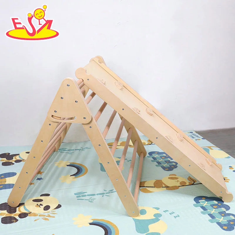 2022 Hochwertige Kinder Spielplatz Holz Outdoor Kletterspielzeug für Großhandel W01D152