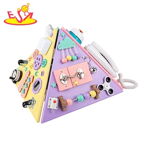 2022 Customize times learning wooden montessori activity board for children W12D341