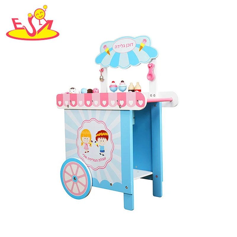 2022 Customize Kinder vorgeben Spiel Holz Eis Spielsets zum Verkauf W10A130