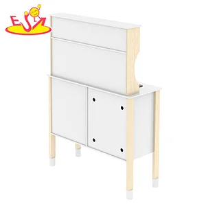 Heißer Verkauf Kleinkind vorgeben Kochen Spiel Set Kinder Holz Küche Spielzeug mit Klängen Licht für Jungen W10C727