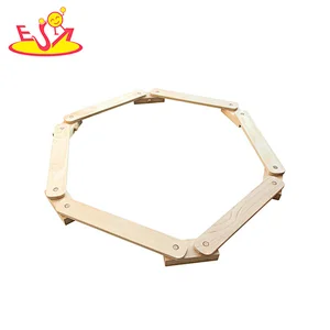 Montessori foldable balance wooden board for kids W01D156