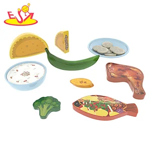 2022 nuevo diseño finge jugar juegos de verduras accesorios juegos de juguetes de madera para niños juegos de alimentos w10b427