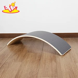 Hochwertige Lernspielzeug Holz Balancing Spielzeug Kinder Holz Wobble Balance Board W01F057