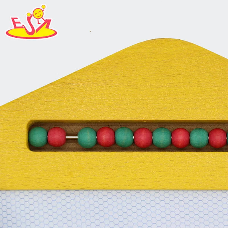 Multifunctional House Shape Wooden Magnetic Drawing Board for Kids W12B215