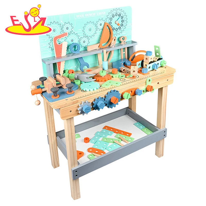 Werkzeugtisch mit neuem Design, multifunktionaler Werkzeugtisch für die frühe Bildung aus Holz für Kinder W03D194